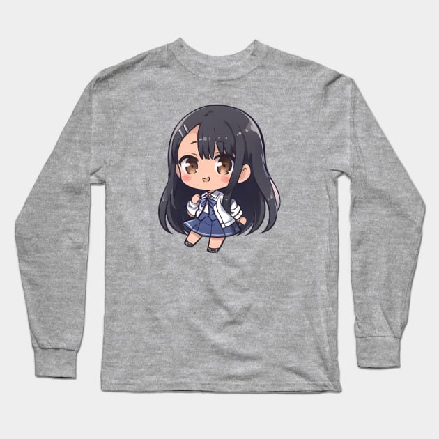 Cute Kawaii Hayase Nagatoro Long Sleeve T-Shirt by WaifuHaiku